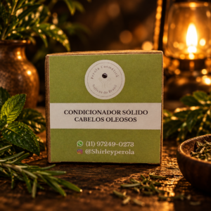 Condicionador Sólido para Cabelos Oleosos – Pérola Cosmétick