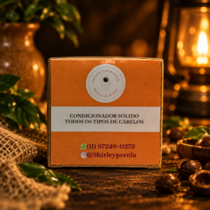 Condicionador Sólido para Todos os Tipos de Cabelos – Pérola Cosmétick